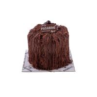 Çikolatalı Antep Fıstıklı Saçaklı Pasta