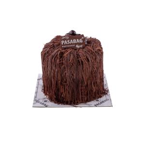 Çikolatalı Antep Fıstıklı Saçaklı Pasta